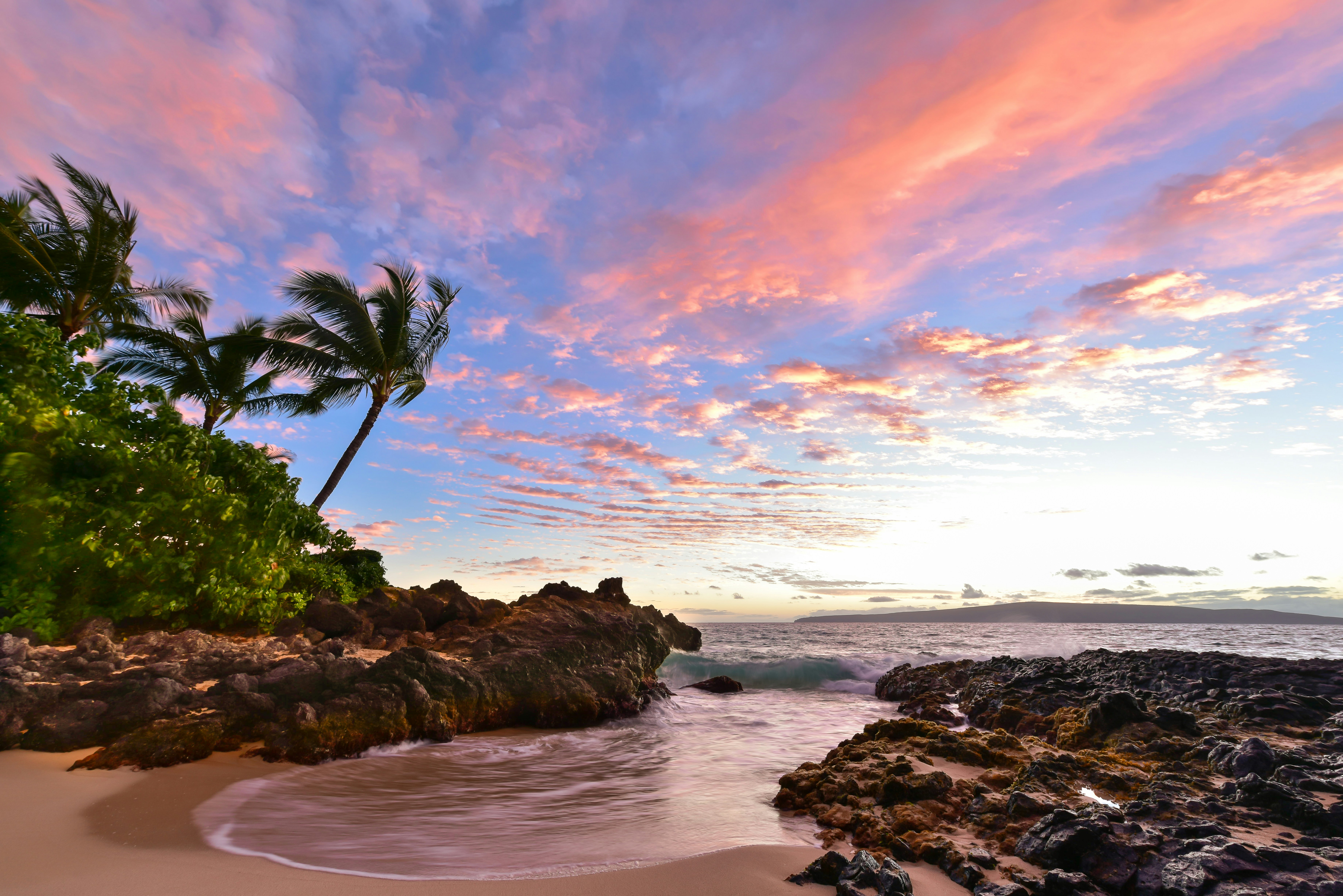 Maui sunset evening luau